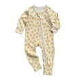 thumbnail image 2 of Bellafa 100% Cotton Romper Pajamas For Unisex Baby Boys Girl Snug Baby Sleeper 2-Way Zipper Toddler PJs One-Piece, 2 of 9