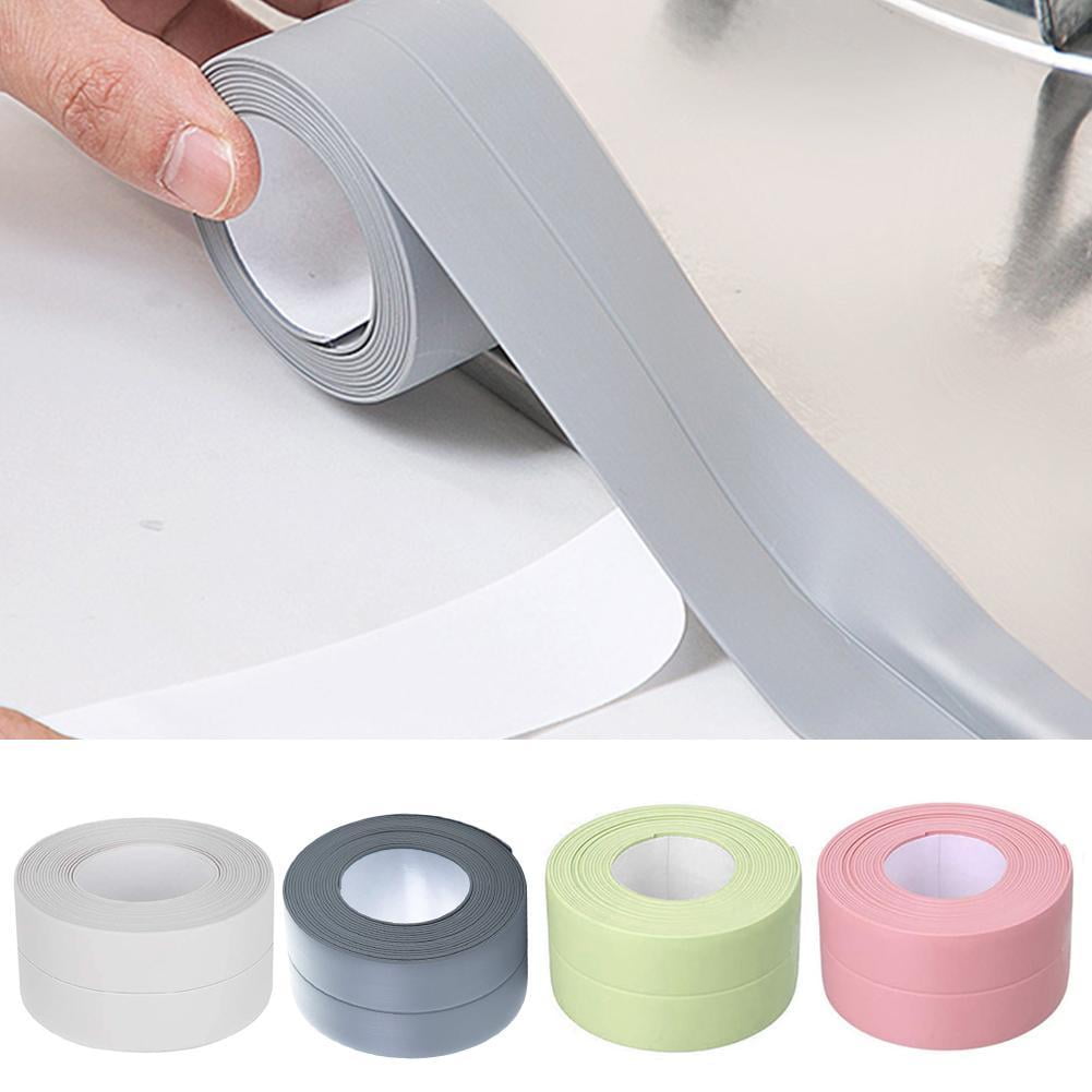 Details about   Practical Self-Adhesive Caulk Strip Sealing Tape Anti-Mildew Waterproof Familys 