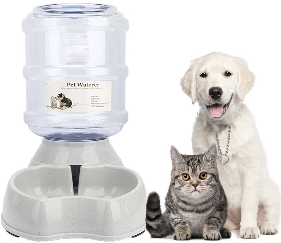 Automatic Food and Water Dispenser for Cats and Dogs, Automatic Feeder ...