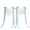 Blue, variant on Gytml Custom Lace Wedding Chair Back Decor 2Pcs Personalized Text Sheer Tulle Chair Cover With Long Satin Ribbon Bow Diy Wedding Chair Decoration For Wedding Aisle(Red-12.99X17.72Inch)