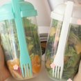thumbnail image 5 of Vaso portátil para ensalada, desayuno, avena, nueces, yogur, ensalada, con tenedor, 5 of 5