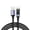 Grey, variant on USB A to Type C Power Cable with Real Time Charging Display for Electronics