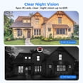 thumbnail image 3 of Hiseeu Outdoor Home Security Camera System with 10.1'' Monitor 10CH 500GB Hard Drive NVR, 5MP Wireless Wifi Cameras for 24/7 Recording and Remote View, 3 of 14