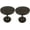 Bronze, variant on MERIVILLE Set of 2 Woven Window Drapery Medallion Holdbacks, Curtain Tiebacks, Wall Hook, Tassel Holder, Bronze