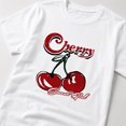 thumbnail image 3 of Cherry Graphic T-Shirt, Unisex Classic Fit Short Sleeve Tee, 3 of 9