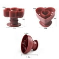 thumbnail image 2 of QUMIIRITY 3Pcs Doughnut Mold Brown Plastic Tray for Donut Cake Biscuit Baking and Dessert Making, 2 of 8