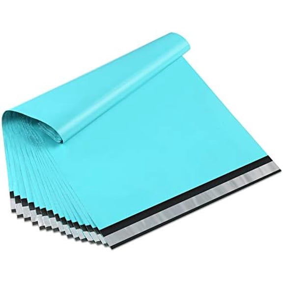 14.5x19 Poly Mailers Teal Shipping Bags Self-Sealing Waterproof and Tear-Proof Poly Bags for Shipping Poly Mailers for Clothes Mailing Bags for Small Business 50 Pack