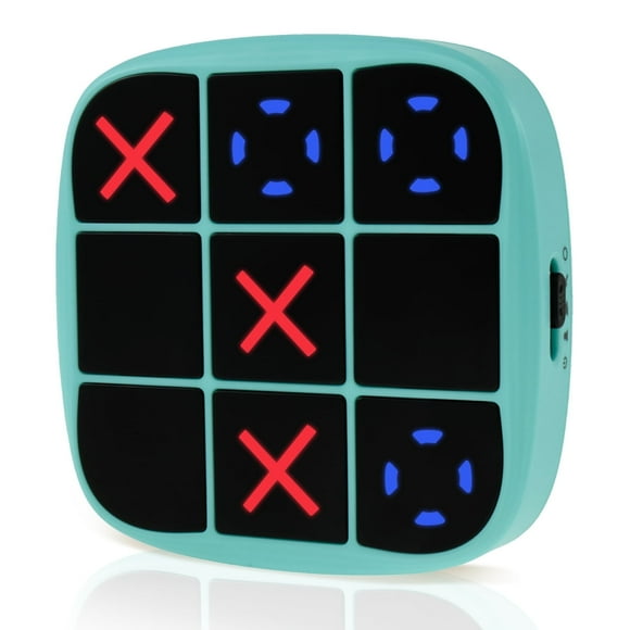 Game 3-in-1 Handheld Puzzle Game Console Portable Electronic Game for Educational and Memory Growth Travel Games for Car Ride Board Games for Kids and Adults (Green))