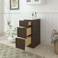 thumbnail image 3 of Vanity Art 12" W Birch Plywood Freestanding Single Base 3 Drawers Storage Cabinet, 3 of 9