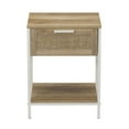 thumbnail image 5 of Household Essentials Bungalow Rattan End Table, Coastal Oak, 5 of 10