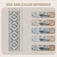 thumbnail image 5 of Roxstand 2.5'x12' Washable Runner Rug for Hallway Entrance Bedroom Entryway, Vintage Non Slip Stain Resistant Kitchen Rugs, Black, 5 of 10