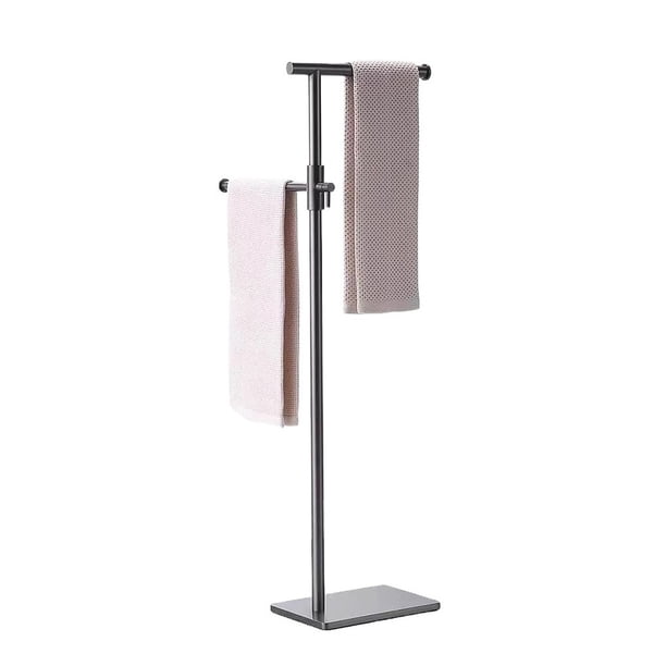 Toallero de piso de acero inoxidable, toallero Vertical for bañera y baño, estante de almacenamiento for baño