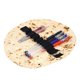 thumbnail image 4 of Burrito Pen Pencil Case, Stationery Pen Pencil Pouch Holder Makeup Roll Up Case Bag for Makeup Brush, 4 of 5
