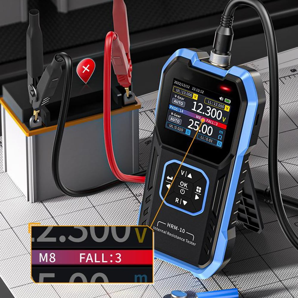 HRM-10 Internal Resistance Meter High Precision Voltage Resistance Measuring