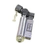 Club Pack of 24 Black & Silver Blow Torch Refillable Versatile Lighters 3.25"