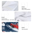 thumbnail image 4 of Haosy 2 Pack Kitchen Wash Cloths with Hanging Loops Absorbent Absorbent Quick Drying Hand Towels, Snowman Snowflake Star, 4 of 7