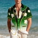thumbnail image 4 of Ceisia St. Patrick's Day Men's Unisex Hawaiian Shirt | Summer Beach Casual Short Sleeve Button Down Gift Printed Top, 4 of 9