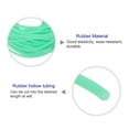 thumbnail image 3 of Uxcell Rubber Cord Tube Hollow Tubing for DIY Craft Beading Necklaces Bracelet Blue Green 10mx3mmx1.5mm, 3 of 5
