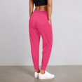 thumbnail image 4 of QHFBli Womens Joggers Pants Lightweight Athletic Leggings Tapered Lounge Pants for Workout, Yoga, Running, 4 of 5