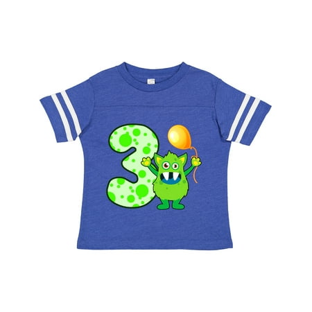 

Inktastic 3rd Birthday Monster Gift Toddler Boy or Toddler Girl T-Shirt