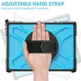 thumbnail image 2 of XYX Case for 10.5 inch Microsoft Surface Go 4/Surface Go 3/Surface Go 2, 360 Rotating Heavy Duty Shockproof Cover with Kickstand and Hand Strap (Sky Blue), 2 of 7