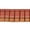 Gold and Rust, variant on Pompeii Collection - 2" Width PLEATED TRIM (25 Yard Roll) - BF-1398-02/16 Black and Sable