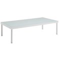 thumbnail image 7 of Modway Harmony 8-Piece Outdoor Patio Aluminum Sectional Sofa Set in White/Gray, 7 of 7