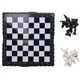 thumbnail image 2 of 2piezas 5X5 Tablero Plegable de PlÁStico PortÁTil de Ajedrez de Pulgadas con Juego de Ajedrez MagnÉTico Mini Juego de Ajedrez Fiesta Familiar de Eventos, 2 of 8