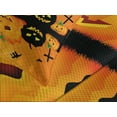 thumbnail image 4 of Ambesonne Halloween Quilted Bedspread Set 3 Pcs, Scary Pumpkin, King Size, Orange Black, 4 of 5