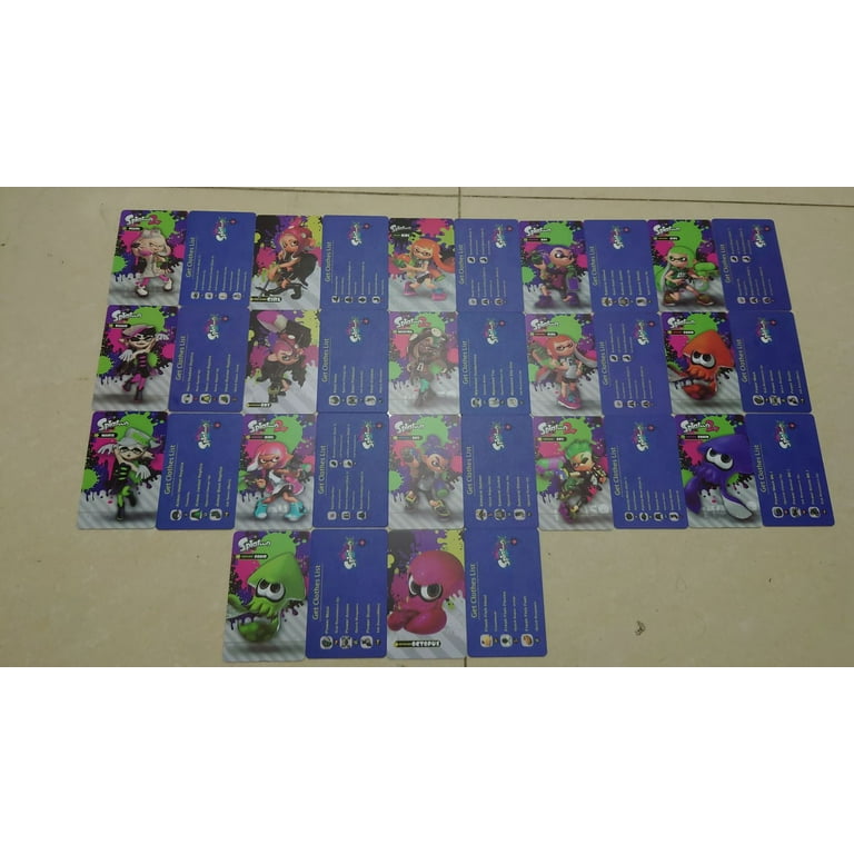 Afslag Mos assistent 20 pcs/set Amiibo Cards NFC Tag Splatoon 3 Game Card Octoling Octopus For  Switch - Walmart.com