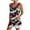 Navy, variant on Women's 4th of July Jumpsuits Shorts Star Stripe Print Casual Loose Onesie Shorts Sleeveless Suspender Overalls Jumper Patriotic Rompers with Pockets White XXXL