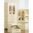 thumbnail image 5 of Foldable Storage Cabinet with Drawers Dustproof Wardrobe Organizer for Home Office Space Saving Solution, 5 of 7