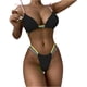 thumbnail image 2 of Augper Women B andage Solid Sexy Bikini Push-Up Padded Swimwear Swimsuit Beachwear Set, 2 of 8