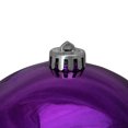 thumbnail image 3 of Northlight 6" Shatterproof Shiny Christmas Ball Ornament - Purple, 3 of 4