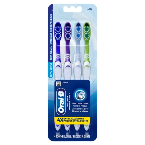 Oral-B Brosse à Dents Dual Clean, Souple