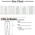 thumbnail image 3 of SELONE Leather Wide Leg Pants Women Mid Waist Plus Size Trousers Elastic Waist Full Length Lounge Pants Casual Long Trendy Pants Pull on Solid Straight Lightweight Comfortable Red S Summer Clothes, 3 of 6
