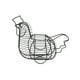 thumbnail image 2 of Cesta de huevos de gallina de metal, cesta de huevos de alambre de pollo vintage, cesta de recolección de alambre, estante de alimentos y verduras par, 2 of 9