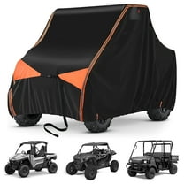 ASTRAEA UTV Cover 2-3 Seaters, 600D Heavy Duty Waterproof Side by Side Cover for Polaris RZR Ranger Can-Am Defender Kawasaki Mule Teryx Talon , Black