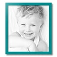 thumbnail image 2 of ArtToFrames 16" x 18" Aqua Picture Frame, 16x18 inch Green Wood Poster Frame (WOM-4428), 2 of 8