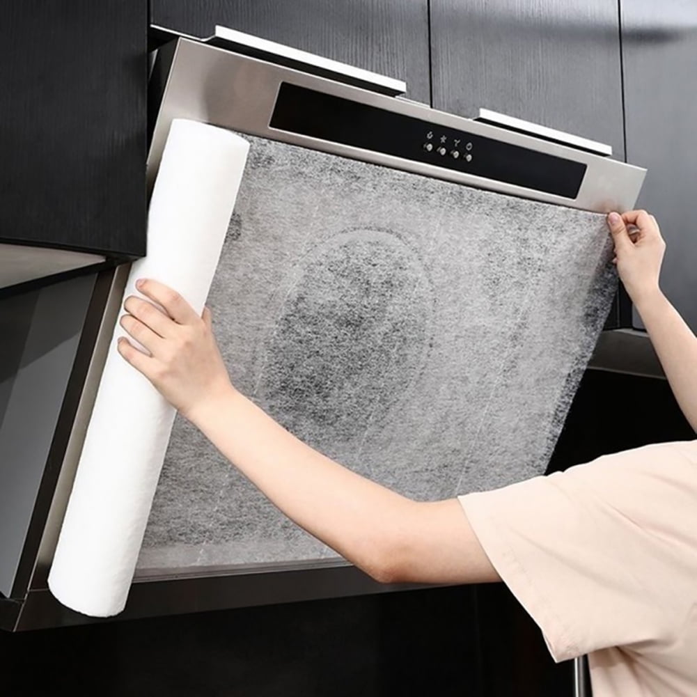 Premium Cooking Oil Trap, Enhance Kitchen Cleanliness Non-Woven Kitchen Grease Filter for Range Hoods