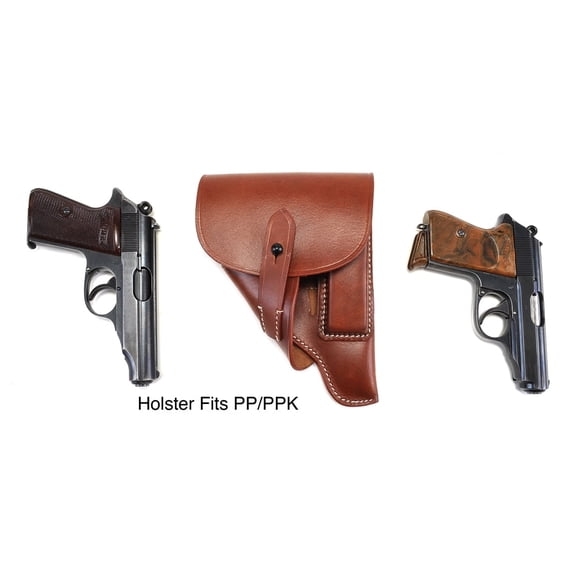 World War Supply Gun Holster Walther PP/PPK Brown Leather