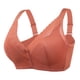 thumbnail image 1 of Gibobby Brasier Push Up Mujer Talla Sexy Sujetador para mujer Ajustable con aros Botón Correa Hombro delantero Copa moldeadora grande Íntimos(Rojo,44), 1 of 5