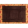 thumbnail image 1 of Ahgly Company Indoor Rectangle Oriental Orange Asian Inspired Area Rugs, 4' x 6', 1 of 4