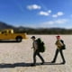 thumbnail image 5 of Resin 1:64 Scale Figure Diorama Street Hiker Character Figurine Backpacker Suit Miniature Puppet San, 5 of 5