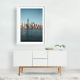 thumbnail image 2 of NYC Skyline from Liberty State Park 01 - Jersey City New Jersey Photography White Framed Wall Art Print 20 x 30 inches, 2 of 3