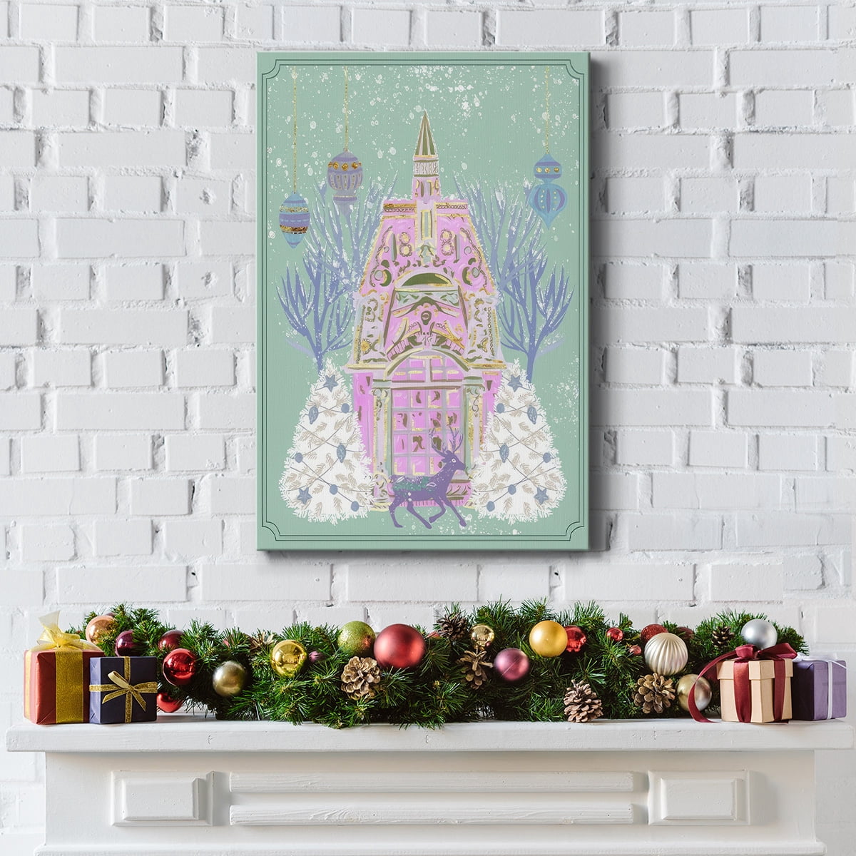 Winter Holidays I- Gallery Wrapped Canvas