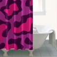thumbnail image 4 of Pink and Black Of Leopard Print Shower Curtain 36"x72" ,Bathroom Decorative Shower Curtains Set with 12 Hooks,Modern Waterproof Washable Shower Curtain, 4 of 6