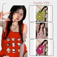 thumbnail image 2 of Sanrios Hello Kitty chaleco sin mangas Anime Crayon Shin-Chan moda deporte prendas de vestir lona suelta impresión camiseta sin mangas Y2K regalo de pareja, 2 of 4