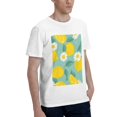 thumbnail image 2 of Bingfone Lemons Chamomile Flowers And Leaves Men'S Loose Fit Short-Sleeve Pocket T-Shirt, 2 of 7