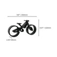 thumbnail image 3 of Mountain Bike Sculpture Minimalist Line Art Cycling Silhouette Home Décor, 3 of 6